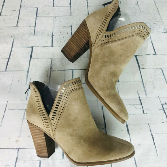Vince Camuto Shoes - Vince Camuto Pevista Tan Suede Ankle Boot NWOB